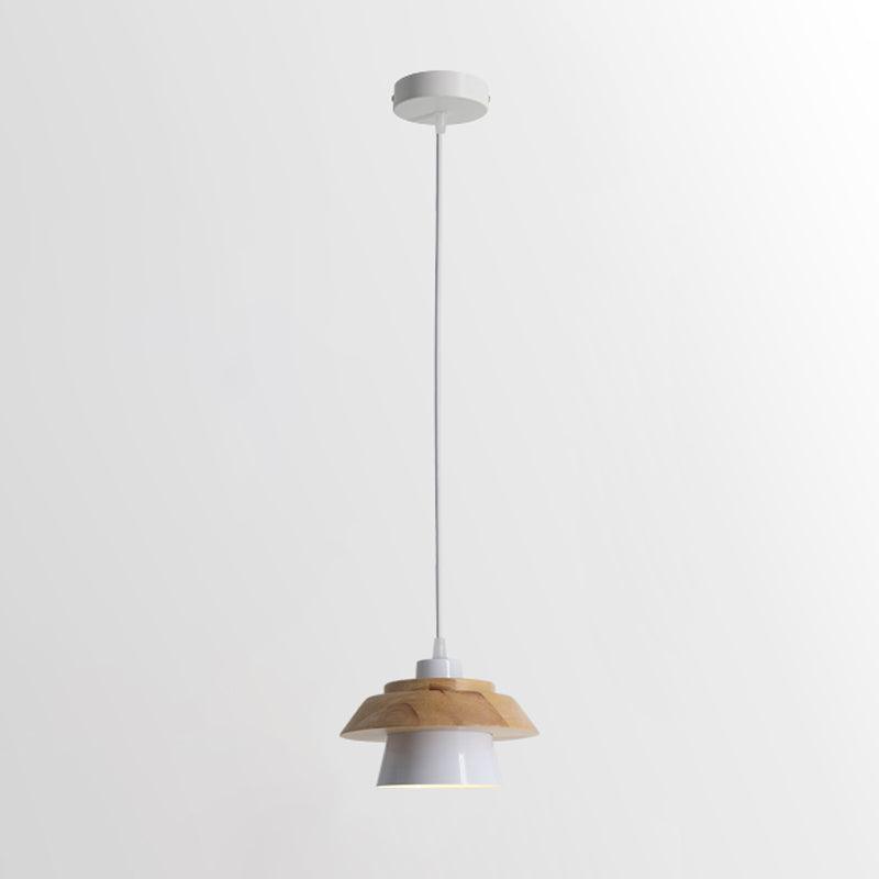 Stone Wood Pendant Lamp