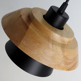 Stone Wood Pendant Lamp