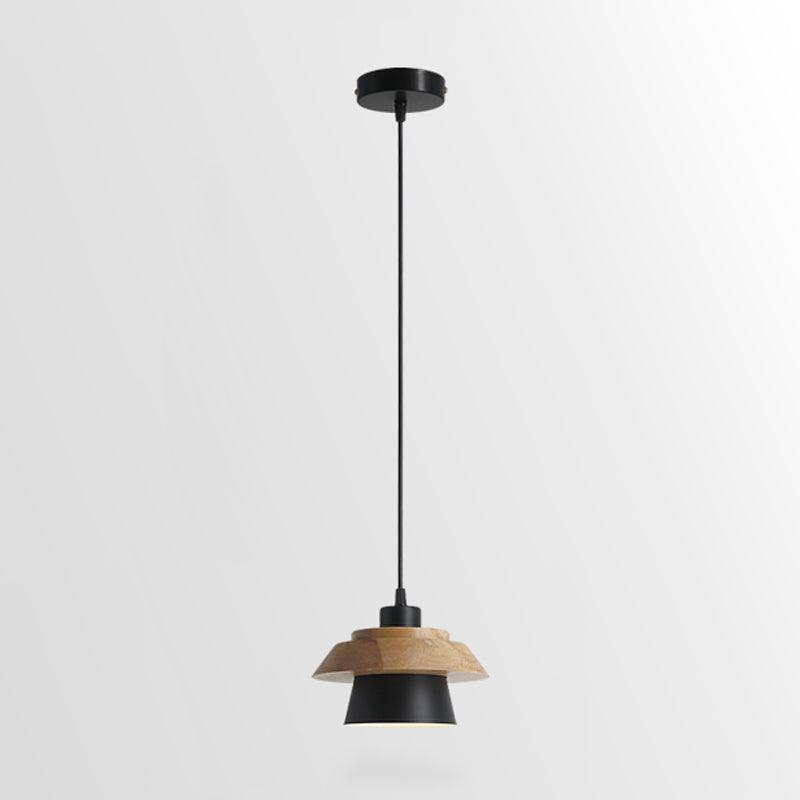 Stone Wood Pendant Lamp