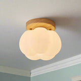 Pumpkin Flush Ceiling Lamp