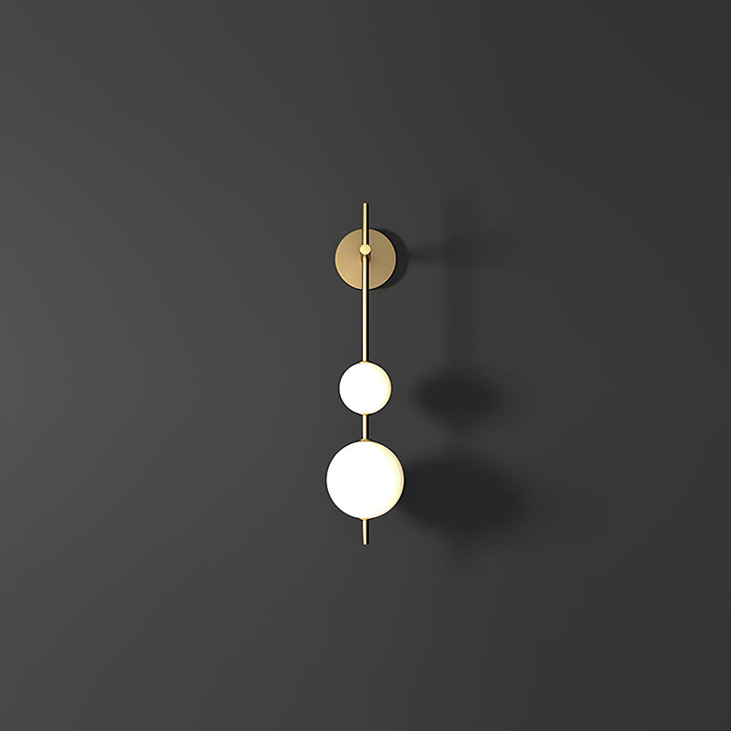 Vertical Globe Wall Lamp