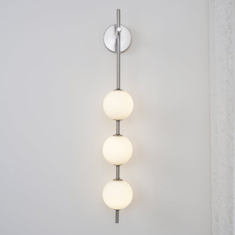 Vertical Globe Wall Lamp