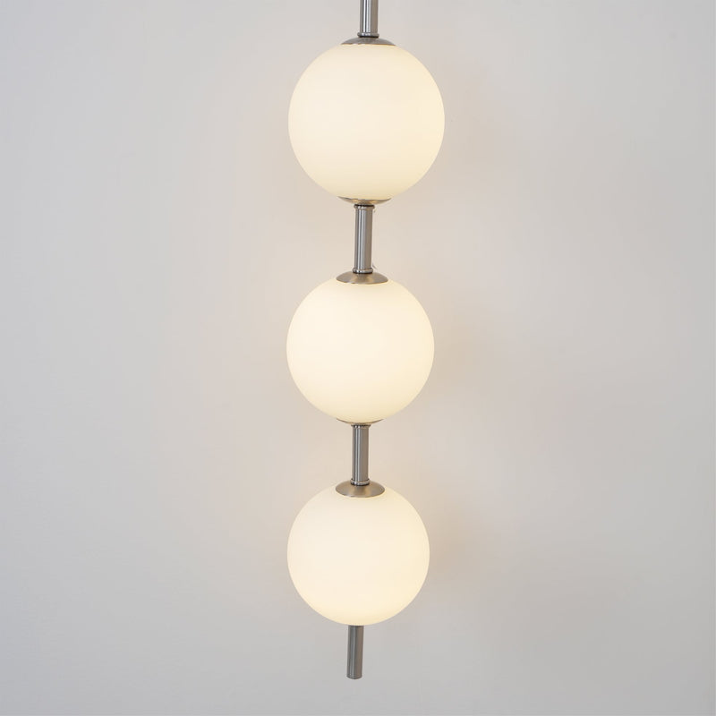 Vertical Globe Wall Lamp