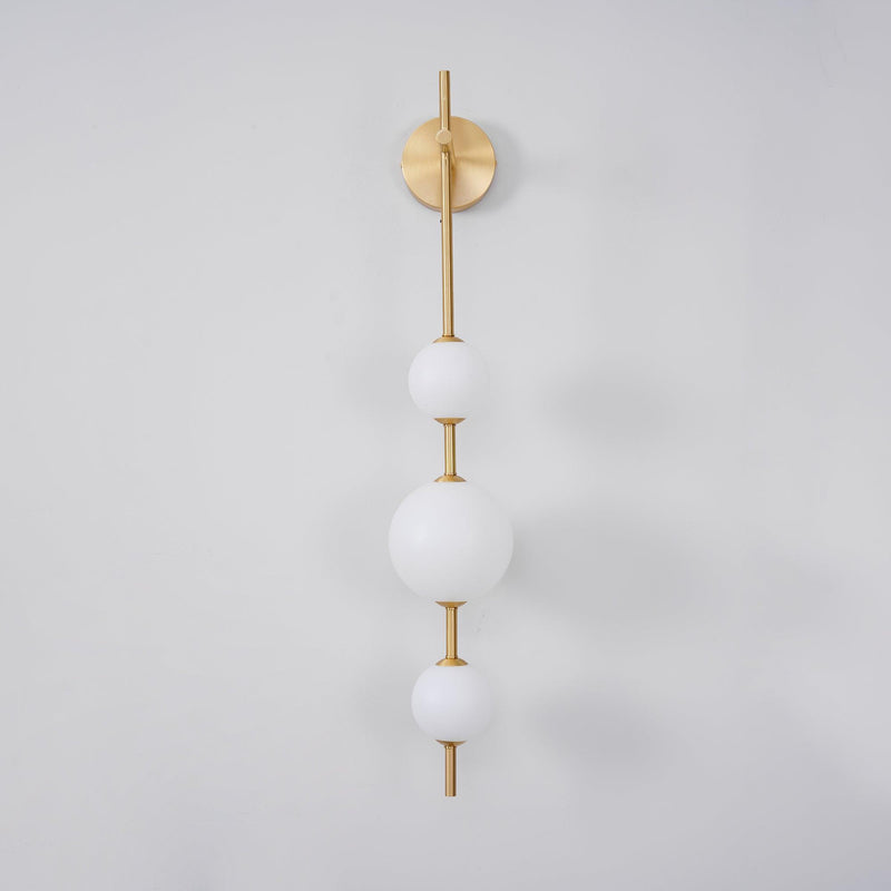 Vertical Globe Wall Lamp