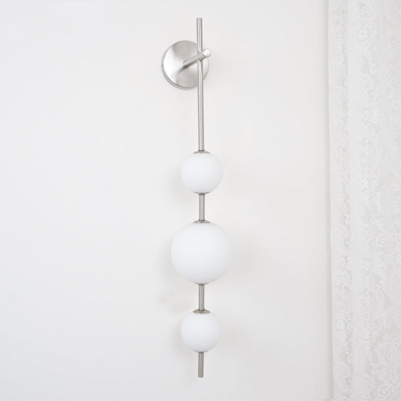 Vertical Globe Wall Lamp