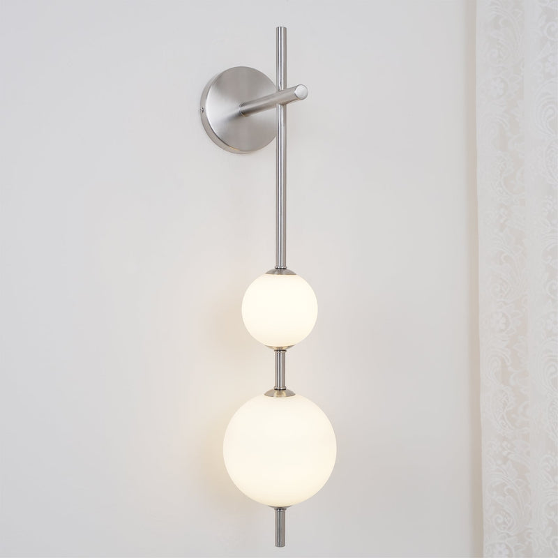 Vertical Globe Wall Lamp