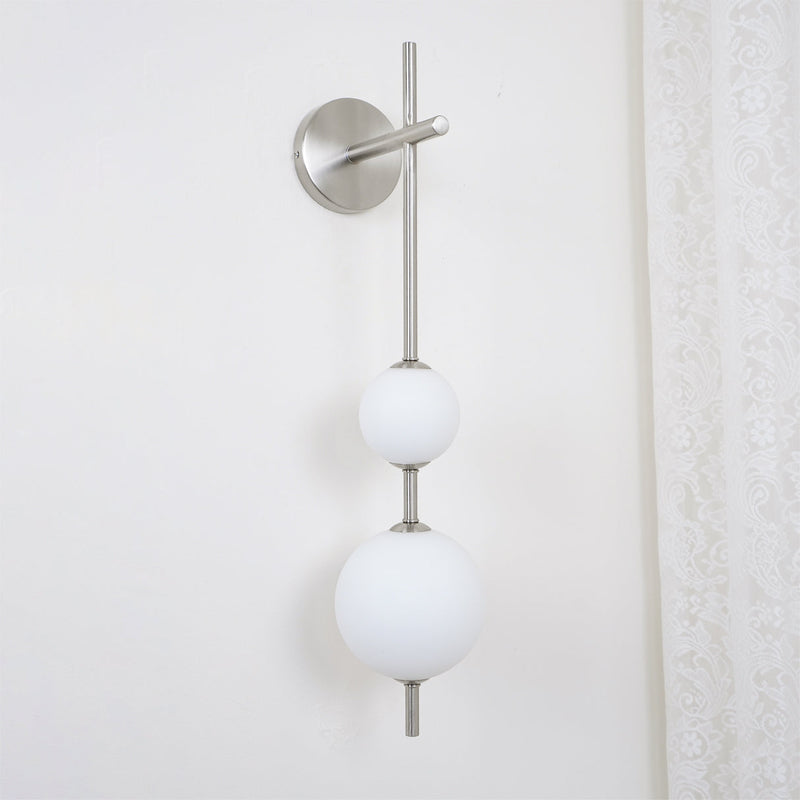 Vertical Globe Wall Lamp