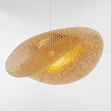 Lampe à suspension en bambou