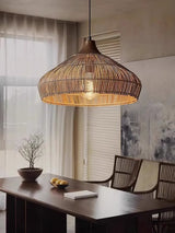 Wicker Rattan Pendant Light