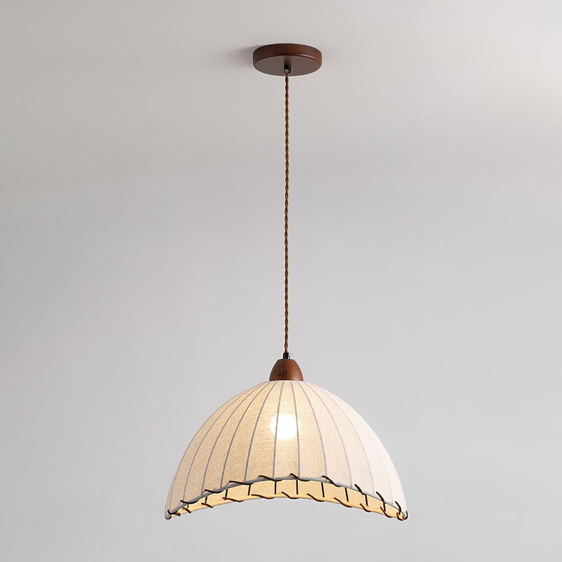 Wood and Fabric Series Pendant Lamp