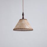 Wood and Fabric Series Pendant Lamp