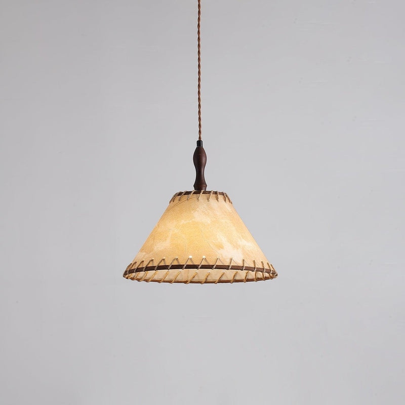 Wood and Fabric Series Pendant Lamp