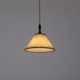 Wood and Fabric Series Pendant Lamp