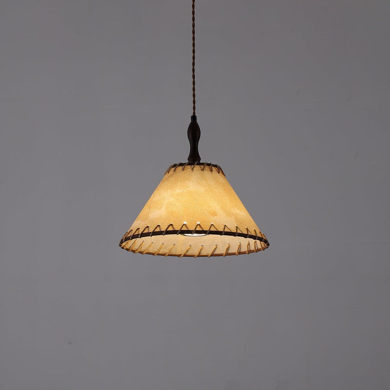 Wood and Fabric Series Pendant Lamp