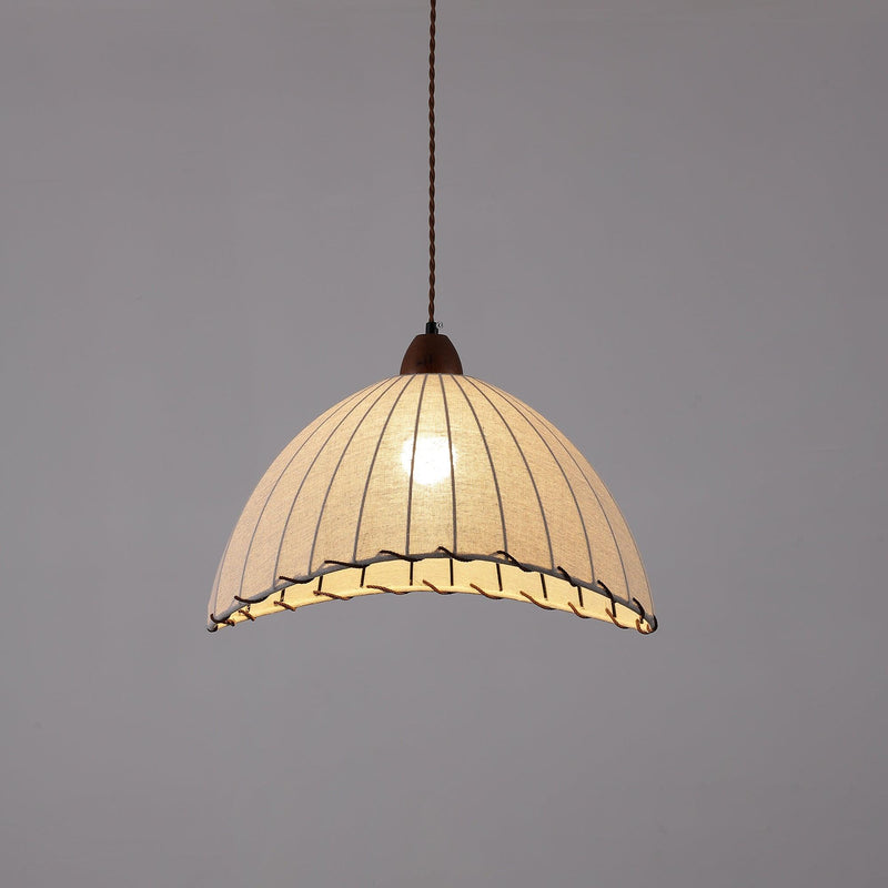 Wood and Fabric Series Pendant Lamp