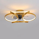 Flower ceiling light and fan with remote control