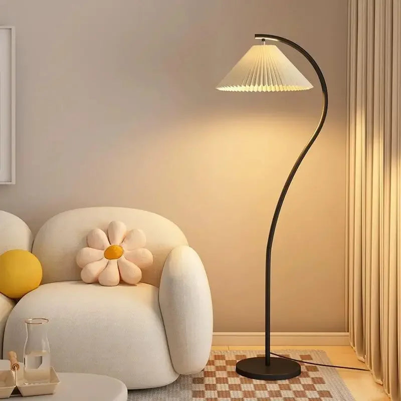 Modern LED Fabric Floor Lamp