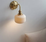 Brass Ceramic Wall Lamp