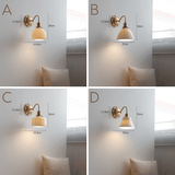 Brass Ceramic Wall Lamp