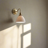 Brass Ceramic Wall Lamp