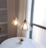 Brass Glass Pendant Light