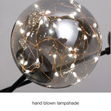 NobleLuminance - Glass ball chandelier