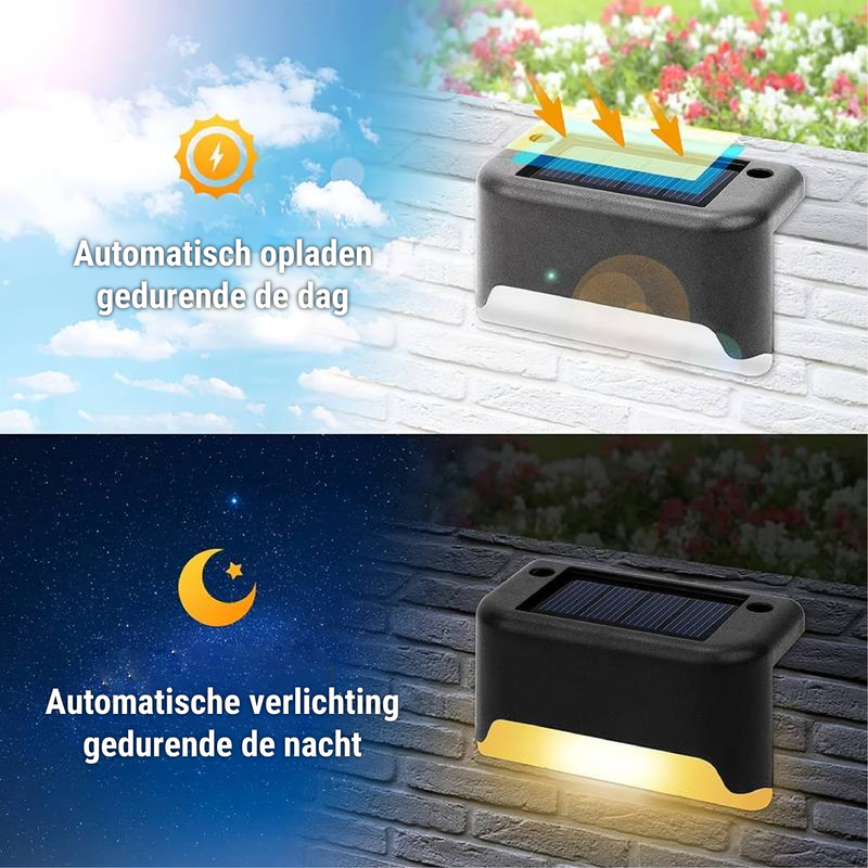 Wireless solar LED wall lights - Create the perfect atmosphere in your garden!