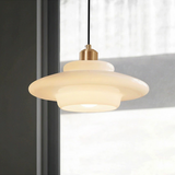 White Glass Pendant Light