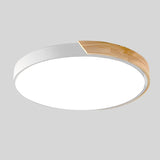 Nordic Wooden Macaroon Circular Ceiling Light