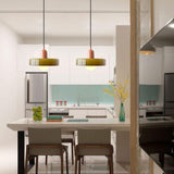 Bauhaus Pendant Light in Colored Glass