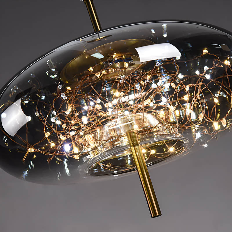 Essence | Exquisite Brown Glass Pendant Light