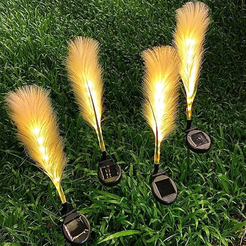 Fiber Reed Outdoor Light (Solar)