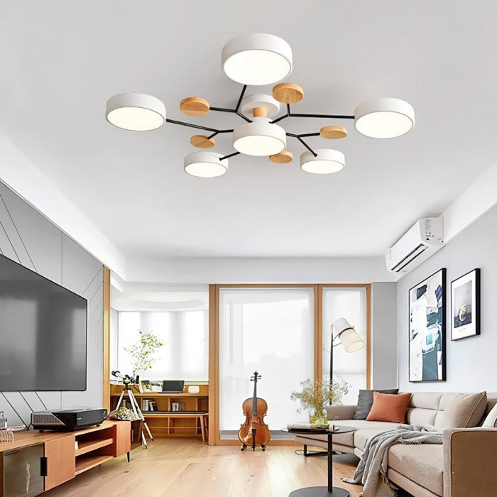 Nordic Branched Disc LED Ceiling Light