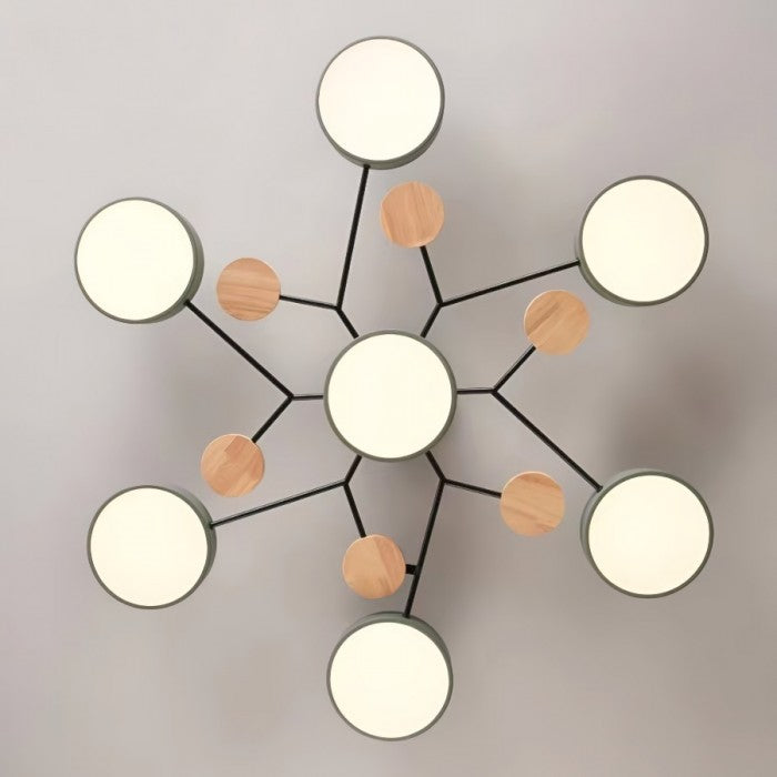 Nordic Branched Disc LED Ceiling Light