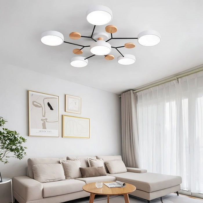 Nordic Branched Disc LED Ceiling Light