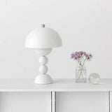 Lampe de table portable colorée à boutons de fleurs nordiques