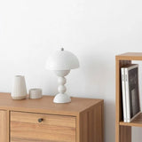 Lampe de table portable colorée à boutons de fleurs nordiques