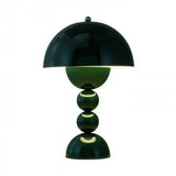 Lampe de table portable colorée à boutons de fleurs nordiques