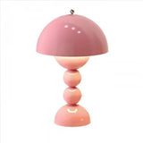 Lampe de table portable colorée à boutons de fleurs nordiques