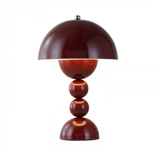 Lampe de table portable colorée à boutons de fleurs nordiques