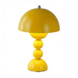 Lampe de table portable colorée à boutons de fleurs nordiques