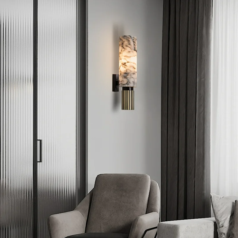 Marmeren wall lamp