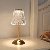 Golden Crystal Table Lamp