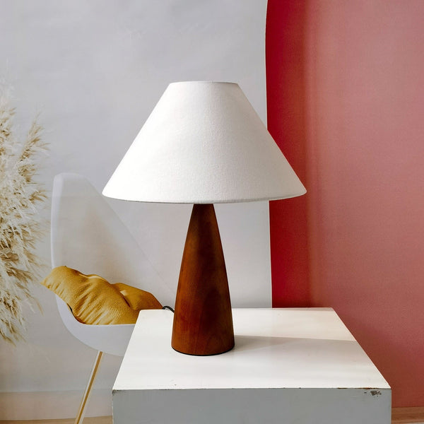 Century style solid wood table lamp