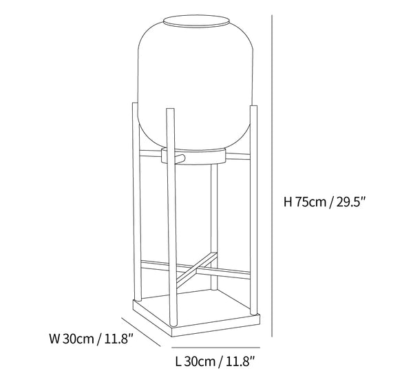 Lampadaire solaire pour l'extérieur 
